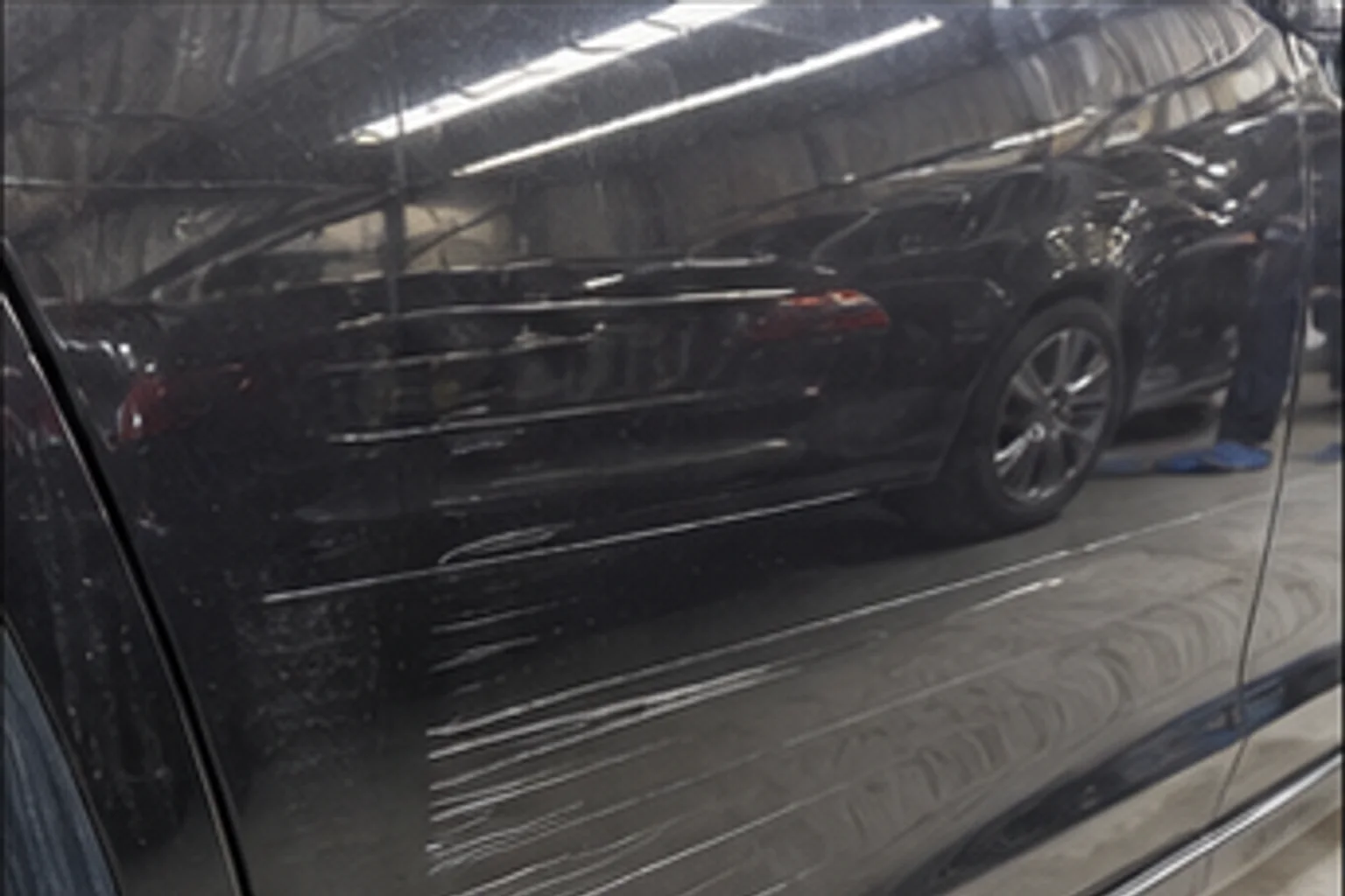 Clear coat scratch