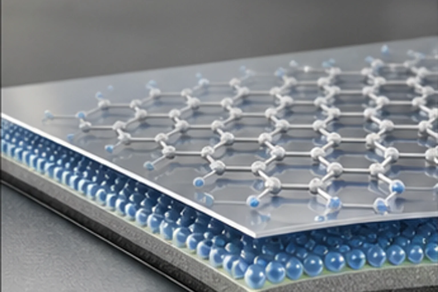 Graphene matrix — panel cross-section