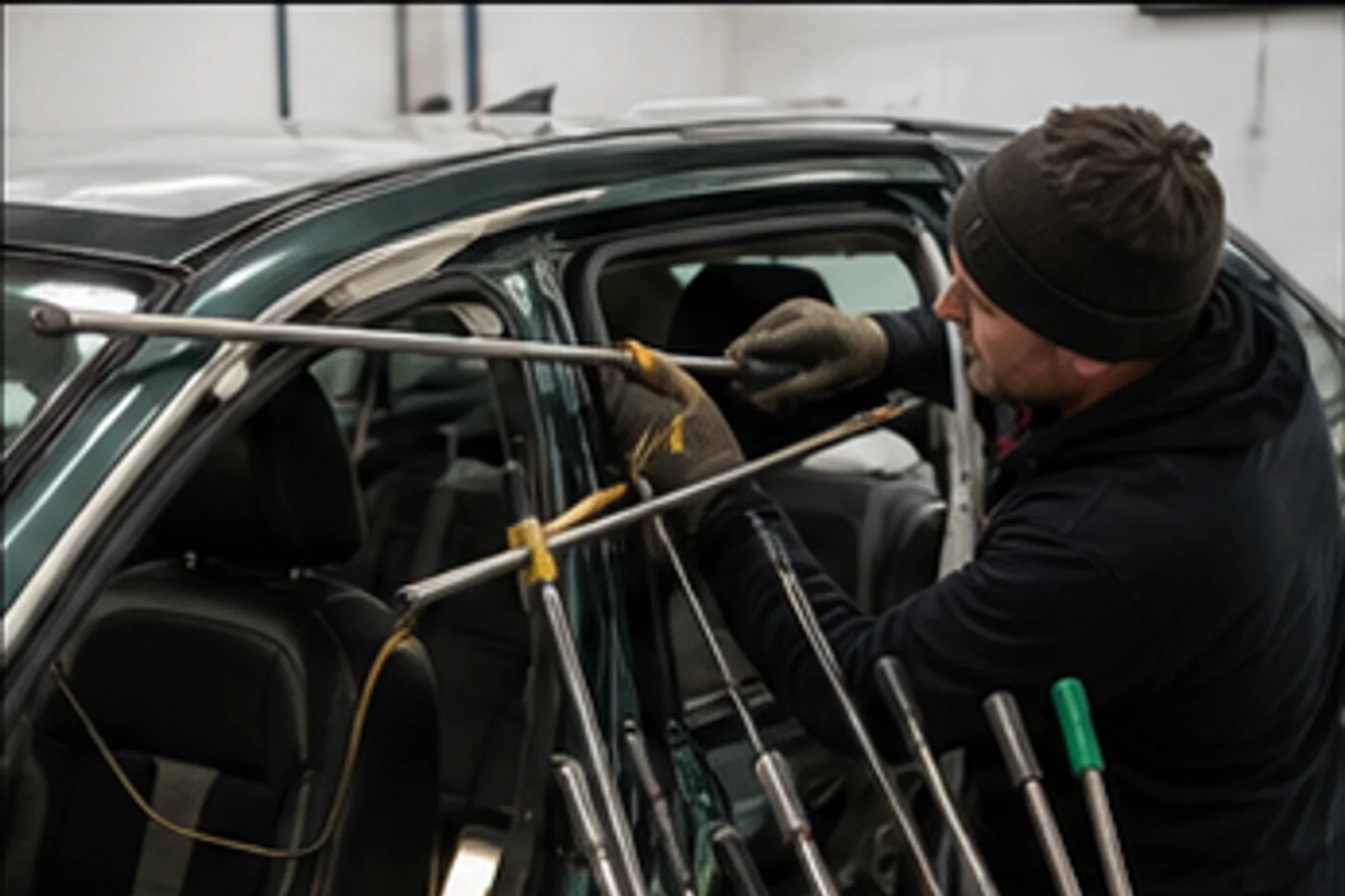 PDR rods — panel-by-panel repair